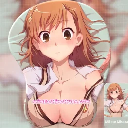 (image for) 2way A Certain Magical Index Mikoto Misaka Anime 3D Mouse Pad Mat Wrist Rest