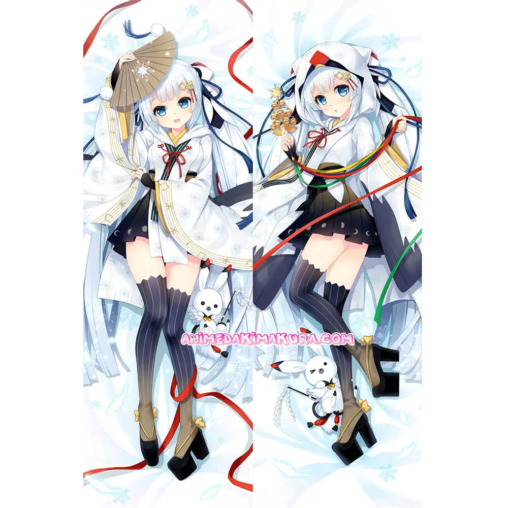 Vocaloid 2018 Dakimakura Snow Body Pillow Case