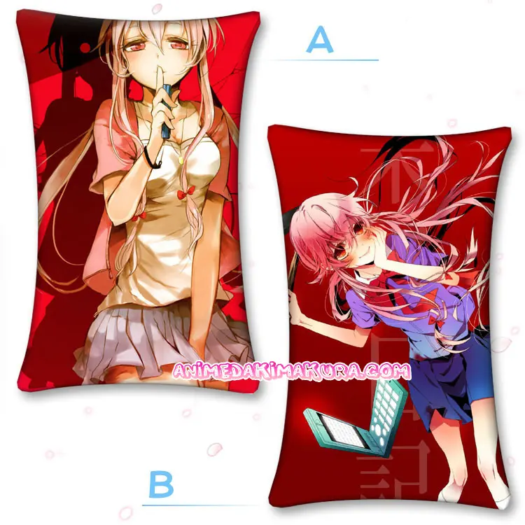 Future Diary Yuno Gasai Standard Pillow Case Cover Cushion 02